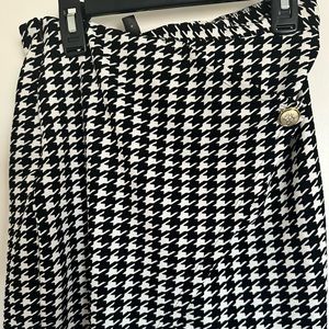 SHEIN black and white skirt
